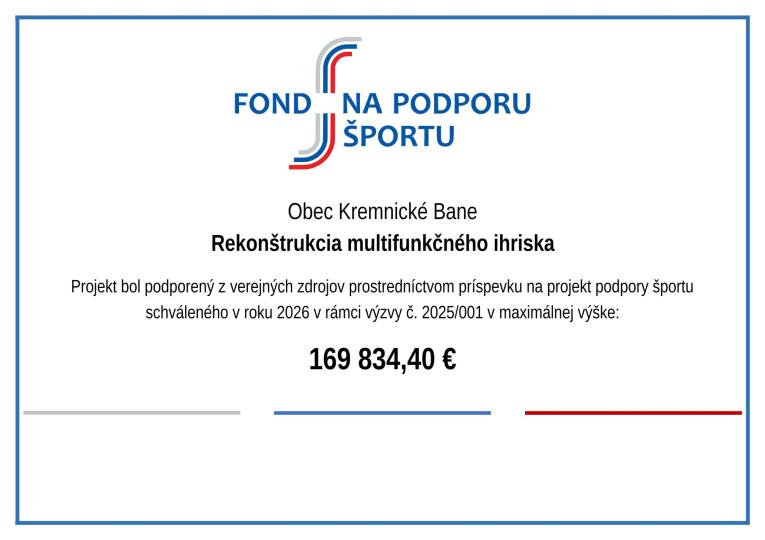 Fond na&nbsp;podporu športu