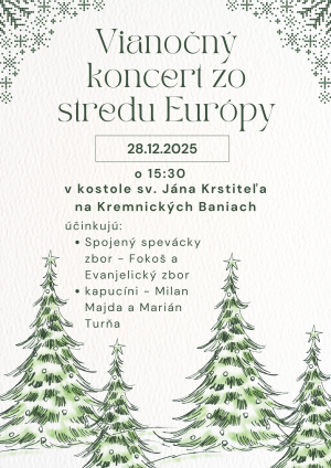 Vianočný koncert zo stredu Európy 